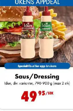 Nordby Supermarket Saus/Dressing tilbud