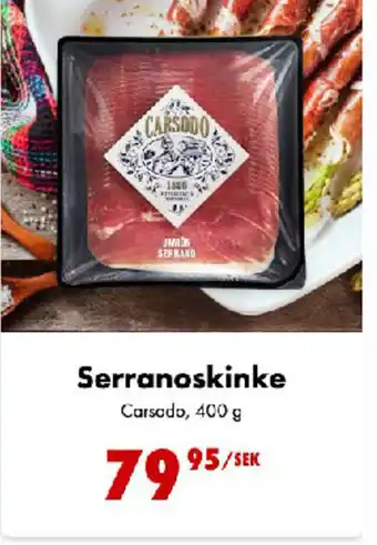 Nordby Supermarket Serranoskinke Carsodo, tilbud