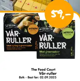 Havaristen The Food Court Vår-ruller tilbud