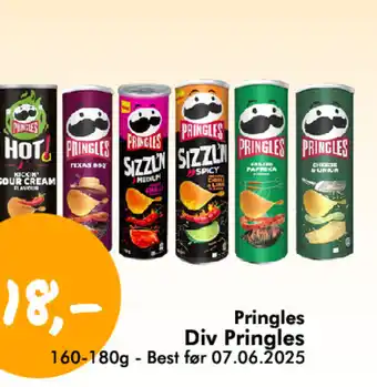 Havaristen Pringles Div Pringles tilbud