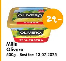 Havaristen Mills Olivero tilbud