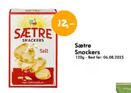 Havaristen Sætre Snackers tilbud