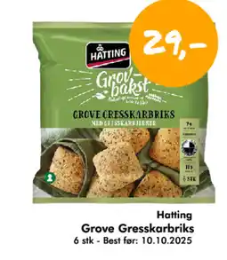 Havaristen Hatting Grove Gresskarbriks tilbud
