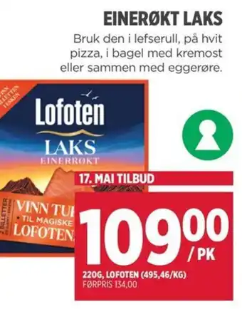 Jacobs EINERØKT LAKS tilbud