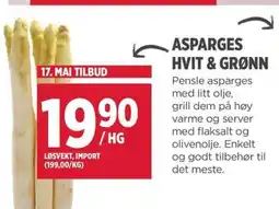Jacobs ASPARGES HVIT & GRØNN tilbud