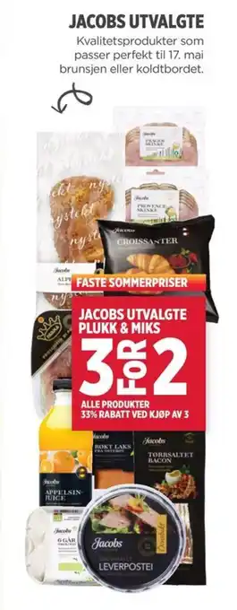 Jacobs JACOBS UTVALGTE PLUKK & MIKS tilbud