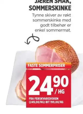 Jacobs JÆREN SMAK, SOMMERSKINKE tilbud
