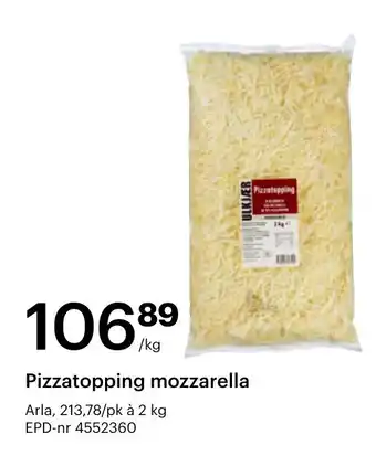 Storcash ARLA Pizzatopping mozzarella tilbud