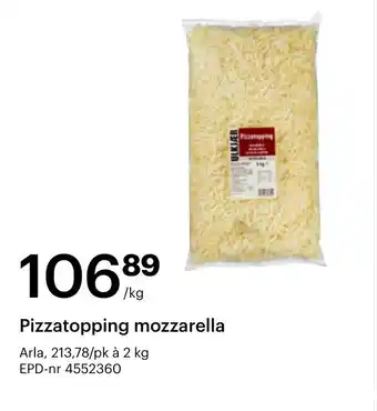 Storcash Pizzatopping mozzarella tilbud
