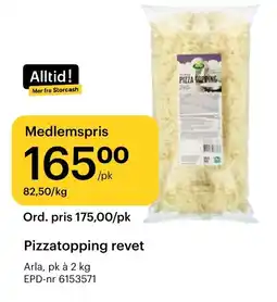 Storcash ARLA Pizzatopping revet tilbud