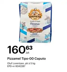 Storcash CAPUTO Pizzamel tipo-00 caputo tilbud