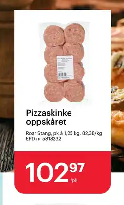 Storcash Pizzaskinke oppskåret tilbud