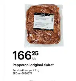 Storcash Pepperoni original skåret tilbud