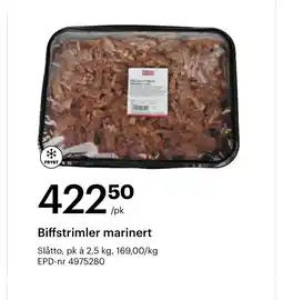 Storcash Biffstrimler marinert tilbud