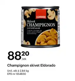 Storcash ELDORADO Champignon skivet eldorado tilbud
