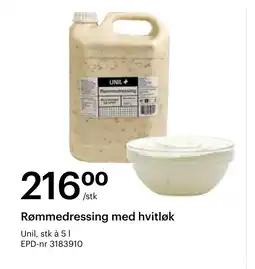 Storcash UNIL Rømmedressing med hvitløk tilbud