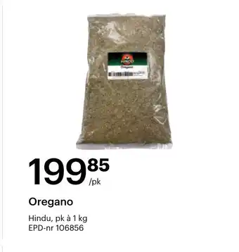 Storcash HINDU Oregano tilbud