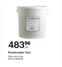 Storcash ORKLA Pizzakrydder toro tilbud