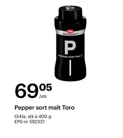 Storcash ORKLA Pepper sort malt toro tilbud