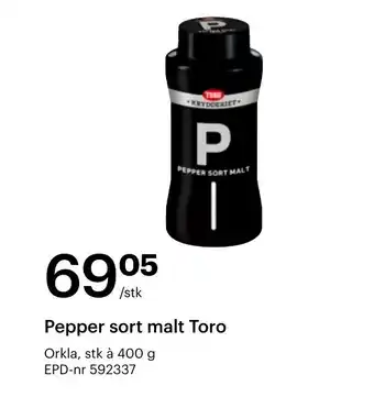 Storcash ORKLA Pepper sort malt toro tilbud