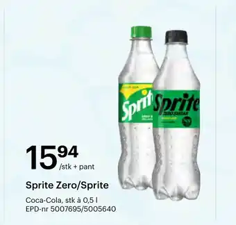 Storcash Sprite zero/sprite tilbud