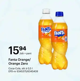 Storcash Fanta orange/ orange zero tilbud