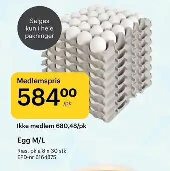 Storcash Egg m/l tilbud