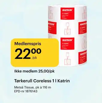 Storcash Tørkerull coreless 1 | katrin tilbud