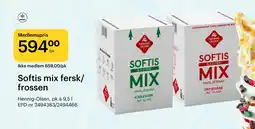 Storcash HENNING-OLSEN Softis mix fersk/ frossen tilbud