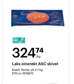 Storcash Laks einerøkt asc skivet tilbud