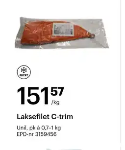 Storcash UNIL Laksefilet c-trim tilbud