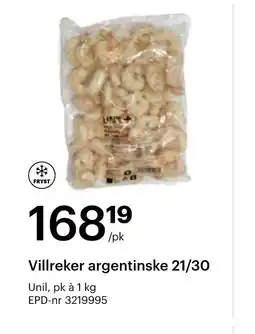 Storcash UNIL Villreker argentinske 21/30 tilbud