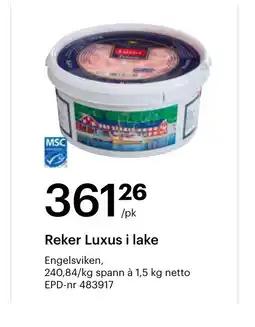 Storcash Reker luxus i lake tilbud
