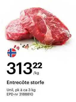 Storcash UNIL Entrecôte storfe tilbud
