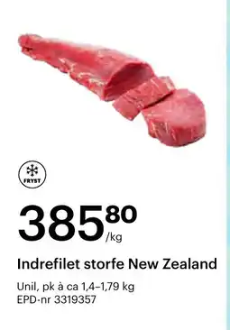 Storcash UNIL Indrefilet storfe new zealand tilbud