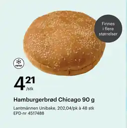 Storcash Hamburgerbrød chicago tilbud