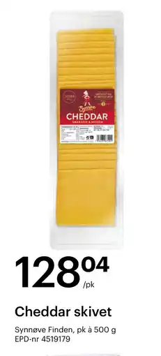 Storcash Cheddar skivet tilbud