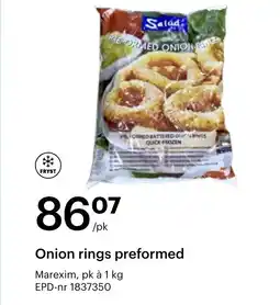 Storcash Onion rings preformed tilbud