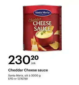 Storcash SANTA MARIA Cheddar cheese sauce tilbud