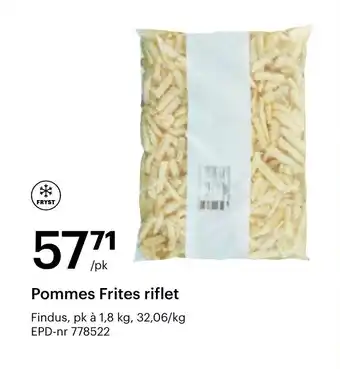 Storcash FINDUS Pommes frites riflet tilbud