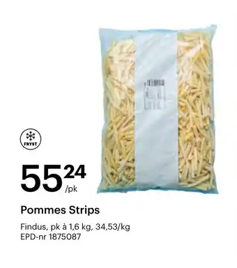 Storcash FINDUS Pommes strips tilbud