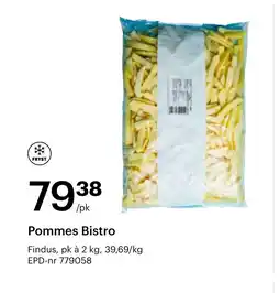 Storcash FINDUS Pommes bistro tilbud