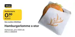 Storcash Hamburgerlomme x-stor tilbud