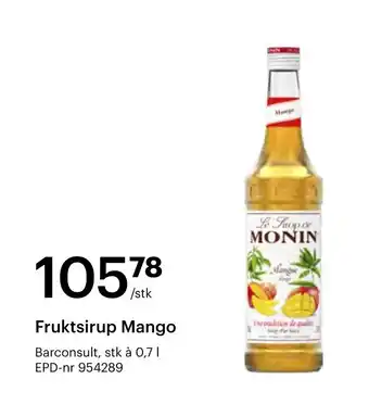 Storcash Fruktsirup mango tilbud