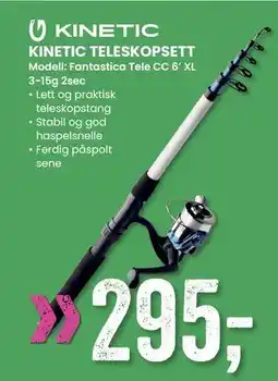 Sport Outlet KINETIC TELESKOPSETT tilbud