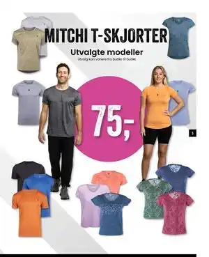 Sport Outlet MITCHI T-SKJORTER tilbud