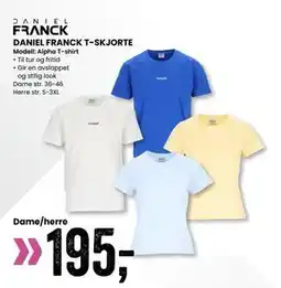 Sport Outlet DANIEL FRANCK T-SKJORTE tilbud
