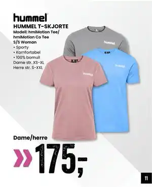 Sport Outlet HUMMEL T-SKJORTE tilbud