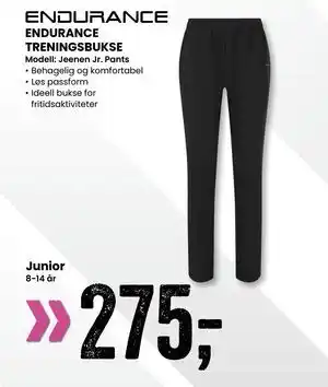 Sport Outlet ENDURANCE TRENINGSBUKSE tilbud