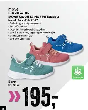 Sport Outlet MOVE MOUNTAINS FRITIDSSKO tilbud
